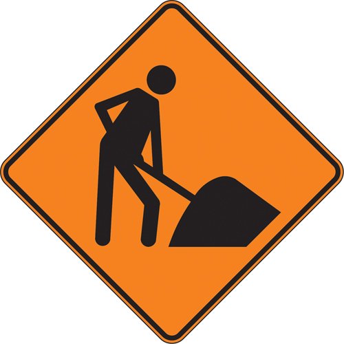 SEB034-Men at Work Traffic Sign