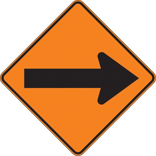 SEB040-One Way Arrow Traffic Sign