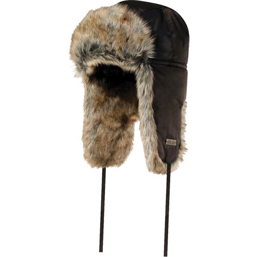 SEC042-Quilted Synthetic Fur-Lined Hat