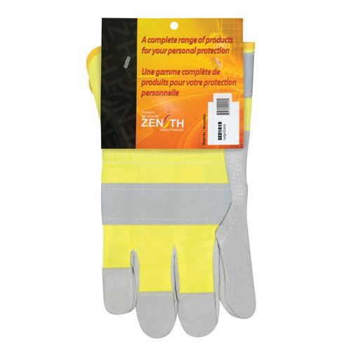 SED161R-Orange High-Visibility Winter-Lined Fitters Gloves