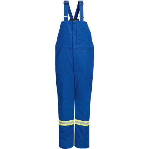 SED229-Deluxe Flame-Resistant Insulated Bib Overalls with Reflective Trim
