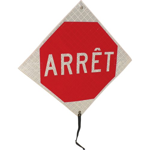 SED895-"Arrêt" Rolled-Up Traffic Sign