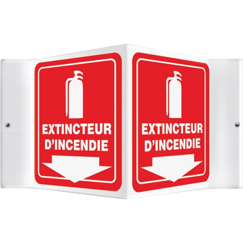 SED966-"Extincteur d'incendie" Projection™ Sign