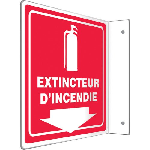 SED967-"Extincteur d'incendie" Projection™ Sign