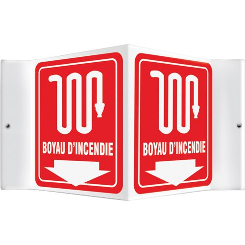 SED968-"Boyau d'incendie" Projection™ Sign