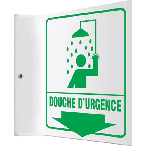 SEE293-"Douche d'urgence" Projection™ Sign