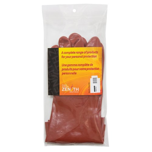 SEE805R-Red Smooth-Finish Chemical-Resistant Gloves