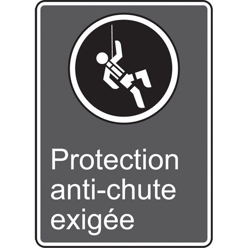 SEF264-Protection anti-chute exigée CSA Standard Safety Sign