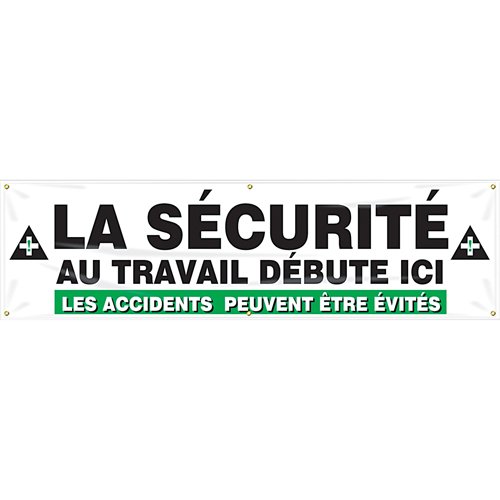 SEF817-"Les accidents peuvent être évités" Sign