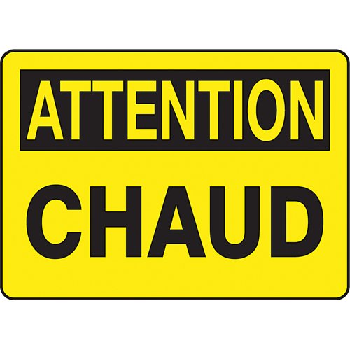 SEG107-"Chaud" Sign