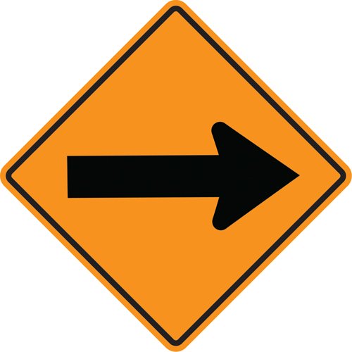SEH886-Arrow Roll-Up Temporary Conditions Sign