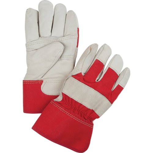 SEI681-Red & White Winter-Lined Fitters Gloves