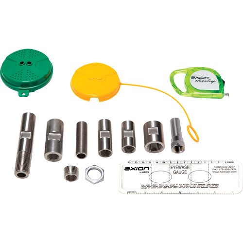 SEI816-Axion Advantage® Eye/Face Wash Upgrade Kit with Green ABS Plastic Eye/Face Wash Head