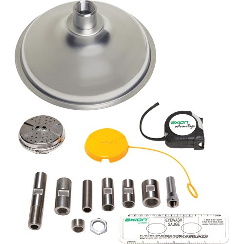 SEI819-Axion Advantage® Shower & Eye/Face Wash Upgrade Kit with Stainless Steel Eye/Face Wash Head & Showerhead