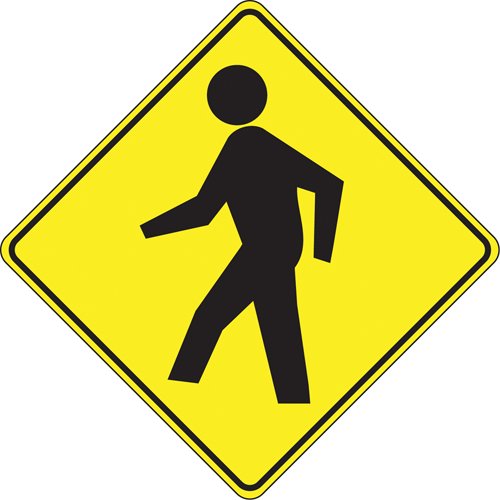 SEJ255-Pedestrian Traffic Sign