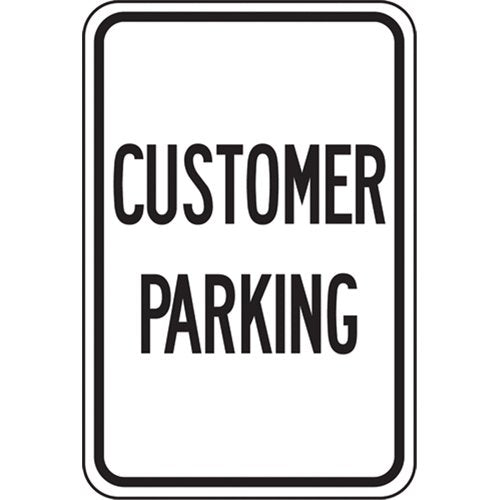 SEK416-"Customer Parking" Designated Parking Sign