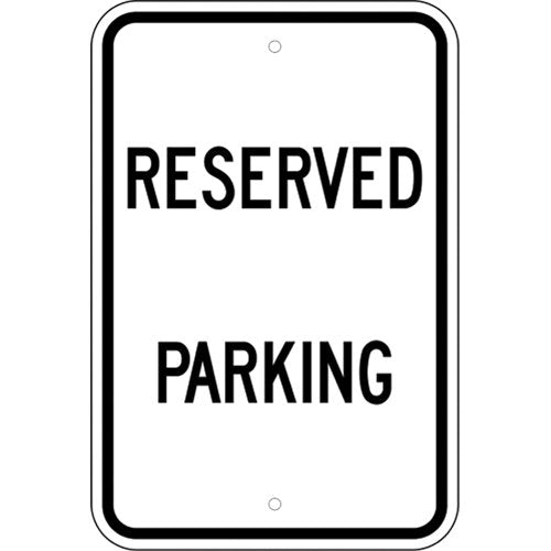 SEK425-"Reserved" Designated Parking Sign