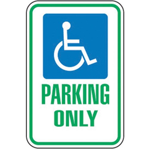 SEK428-Handicapped Designated Parking Sign