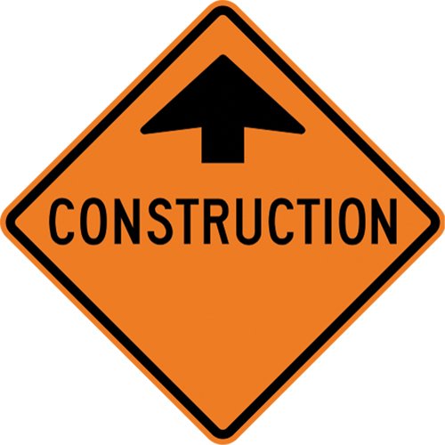 SEK482-"Construction" Traffic Sign