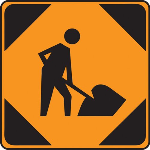 SEK500-Men at Work Rigid Construction Sign