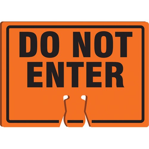 SEK506-"Do Not Enter" Cone Top Warning Sign