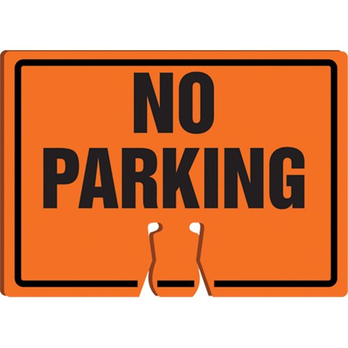 SEK508-"No Parking" Cone Top Warning Sign