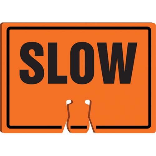 SEK509-"Slow" Cone Top Warning Sign