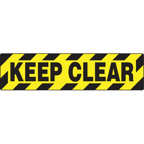 SEK525-"Keep Clear" Skid-Gard™ Floor Sign