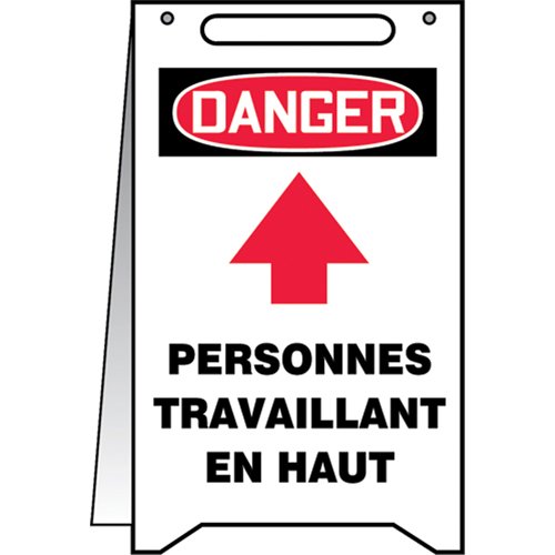 SEL052-"Personnes travaillant en haut" Fold-Ups™ Sign