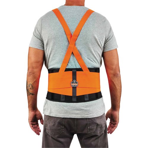 SEL578-ProFlex 100HV Economy Spandex Hi-Vis Back Support Brace