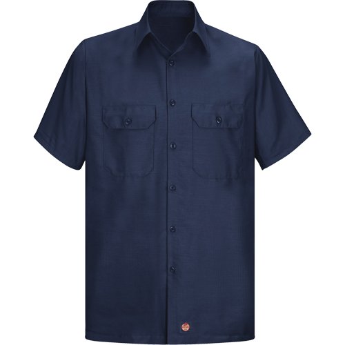 SEU271-Men's Solid Rip Stop Shirt