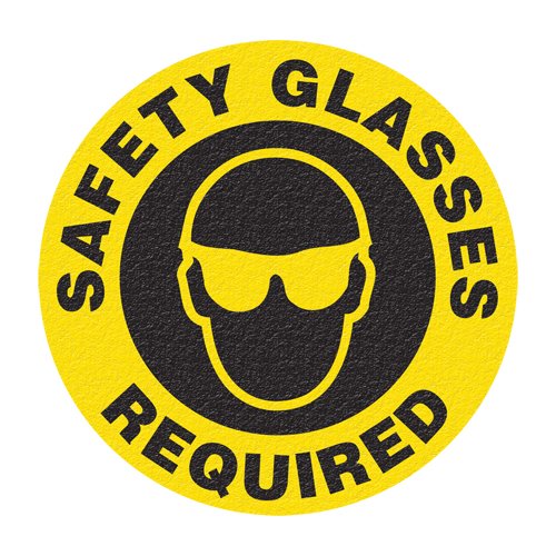 SFU879-"Safety Glasses" Floor Sign