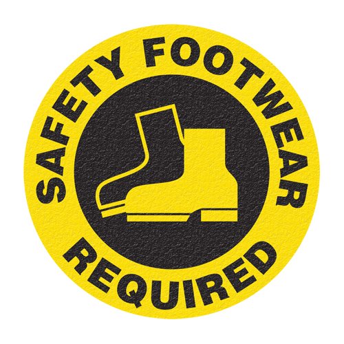 SFU881-"Safety Footwear" Floor Sign