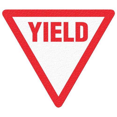SFU885-"Yield" Floor Sign