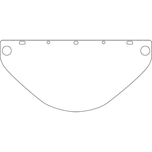 SFZ574-Dynamic™ Die Cut Faceshield Visor
