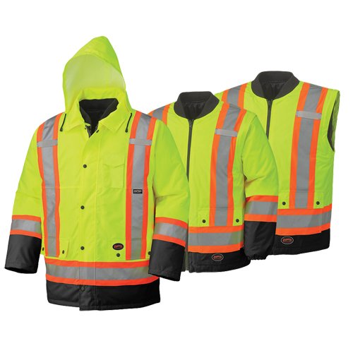 NIT356-Waterproof 6-in-1 Safety Parka