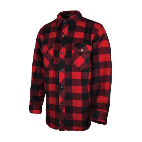 SGG775-Plaid Solar Fleece Shirt