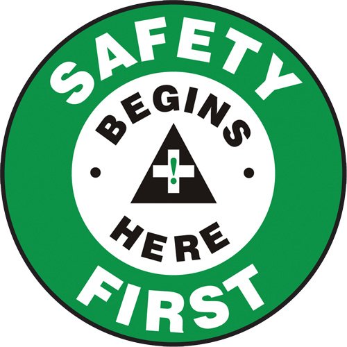 SGH833-"Safety First" Slip-Gard™ Floor Sign