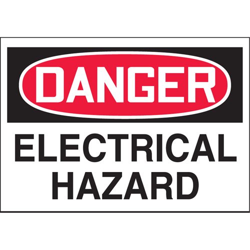 SGH839-"Electrical Hazard" Label