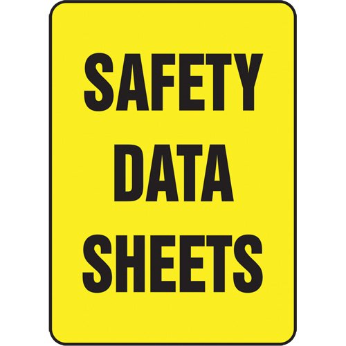 SGH883-"Safety Data Sheets" Sign