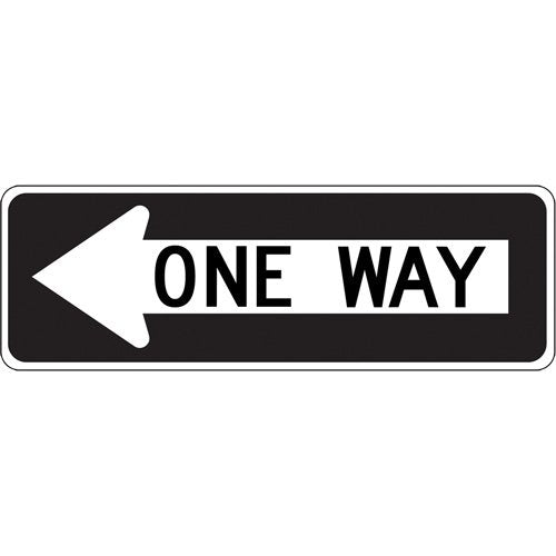 SGH892-One Way Left Arrow Lane Guidance Sign