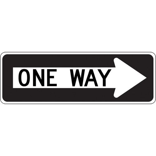 SGH893-One Way Right Arrow Lane Guidance Sign