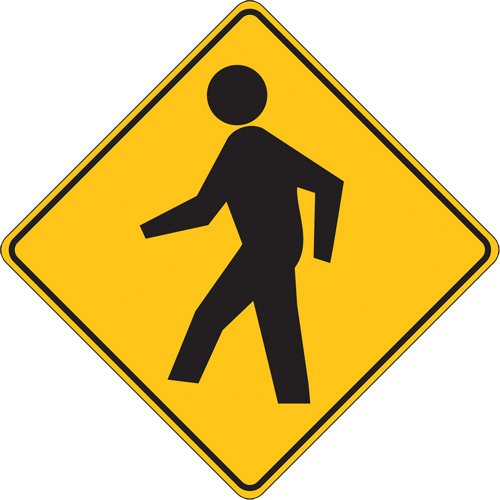 SGH895-Pedestrian Traffic Sign