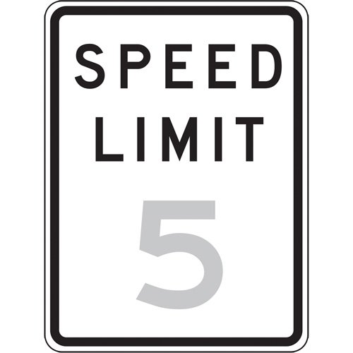 SGH898-5 Km Speed Limit Sign