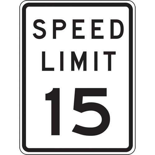 SGH902-15 Km Speed Limit Sign