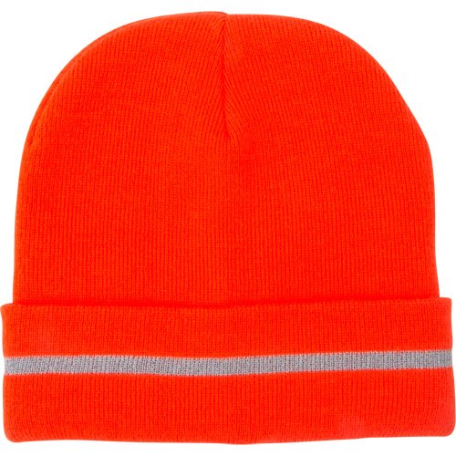 SGI135-High Visibility Knit Hat with Reflective Stripe