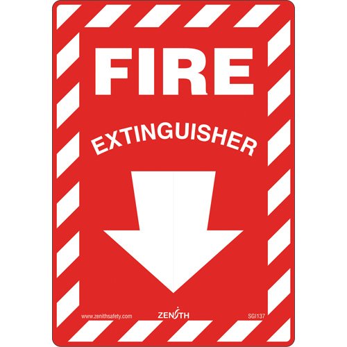 SGI137-Fire Extinguisher Safety Sign