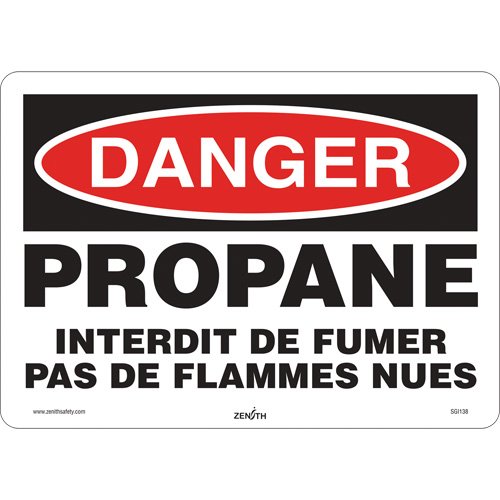 SGI138-Danger Propane Safety Sign