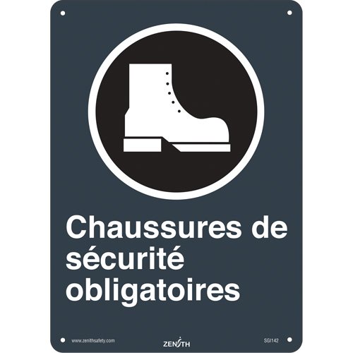SGI142-Chaussures de sécurité CSA Standard Safety Sign