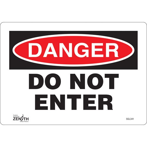 SGL341-"Do Not Enter" Sign